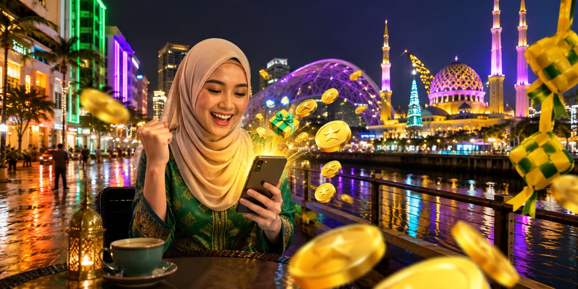 Pengguna Selangor menggunakan aplikasi mudah alih 5150 untuk taruhan sukan semasa Hari Raya